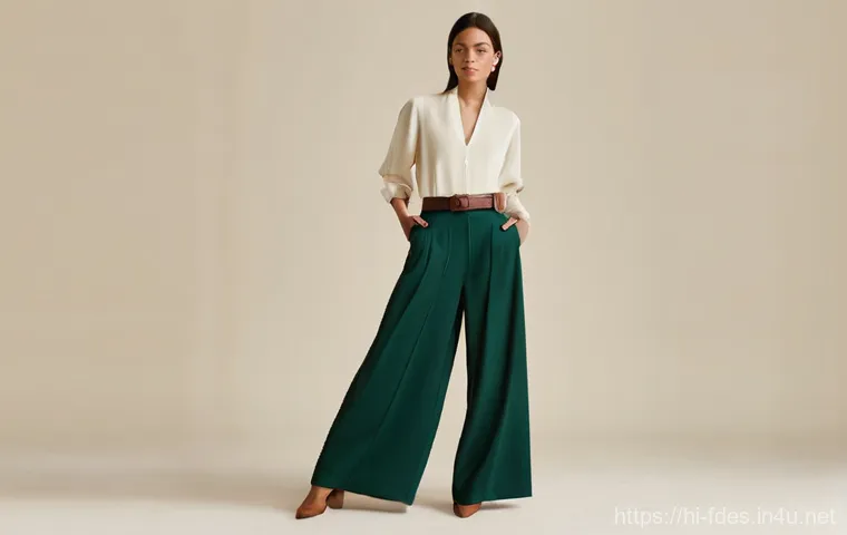 패션 코디네이터가 알아야 할 디자인 법칙 - **Prompt: Harmonious Elegance: Proportion and Balanced Colors**
    "A full-body shot of a young adu...