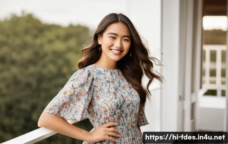 패션 코디네이터의 패션 심리 상담 사례 - **Prompt:** A young woman, in her early twenties, radiating joy and confidence as she stands on a br...